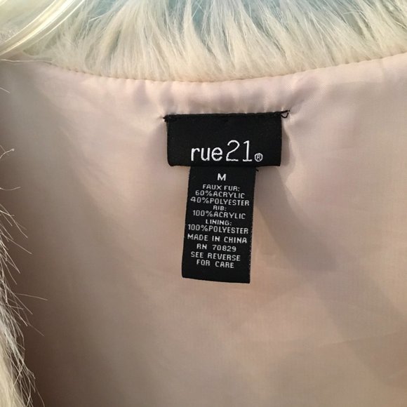 Rue 21 Faux Fur Sweater Vest - Picture 2 of 5